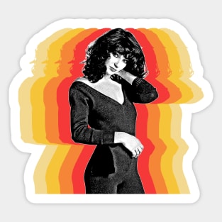 Kate Bush † Retro Aesthetic Fan Art Design Sticker